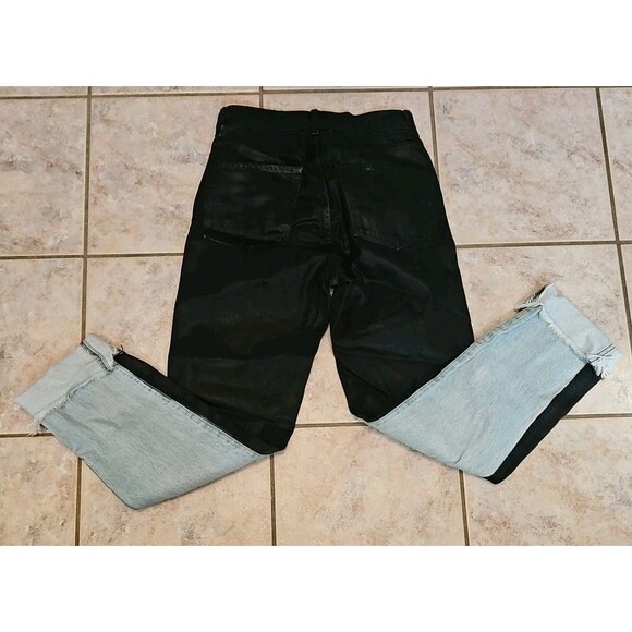 Revice Jeans Womens 28 Blue Black Ex Boyfriend Two Tone Denim Adult - Picture 8 of 8